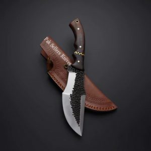 Tom Brown The Hunter Tracker knife, Hand forged Carbon Steel Blade Tracker Knife, Carbon Steel Tracker Knife with Handmade Leather Sheath, Best Hunting Knife, Camping Knife, and Gift - (PSK332)